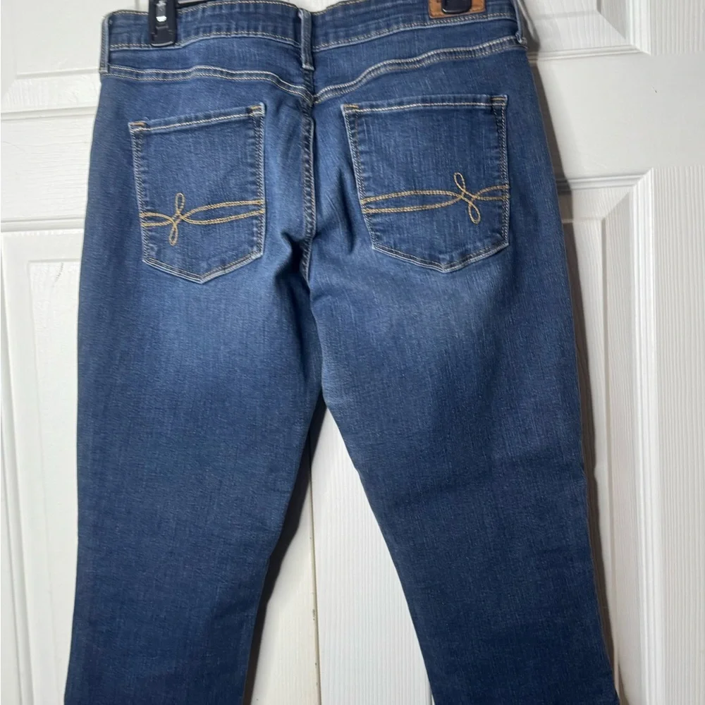 Denizen from Levi's Women's Modern Crop Jeans - Dark Blue - Picture 10 of 16